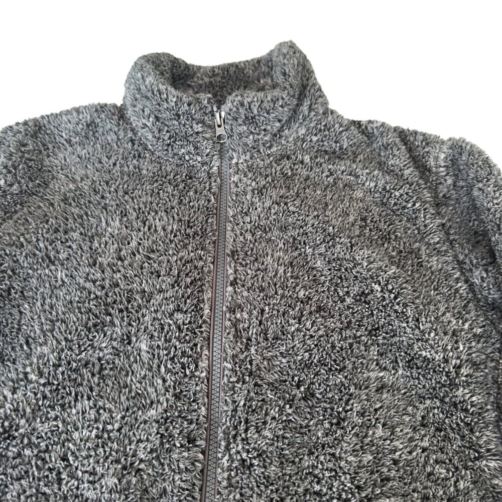 UNIQLO Gray Fleece Jacket Men Size Medium - Picture 2 of 10
